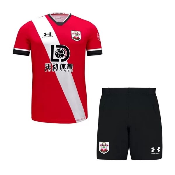 Camiseta Sunderland 1ª Kit Niños 2020 2021 Blanco Rojo